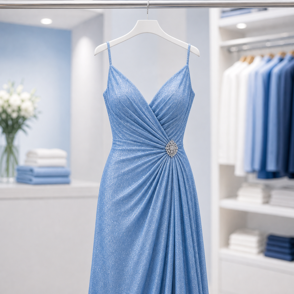 Vestido de festa bem cuidado